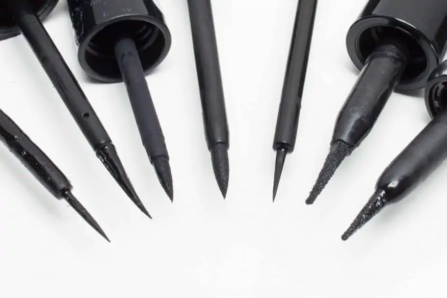 Der beste Eyeliner 166 Eyeliner Test: Dip Eyeliner Pinsel Applikatoren