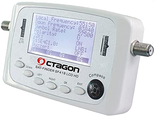 Der beste Satfinder 173 Test Satfinder: Octagon SF 418 LCD HD