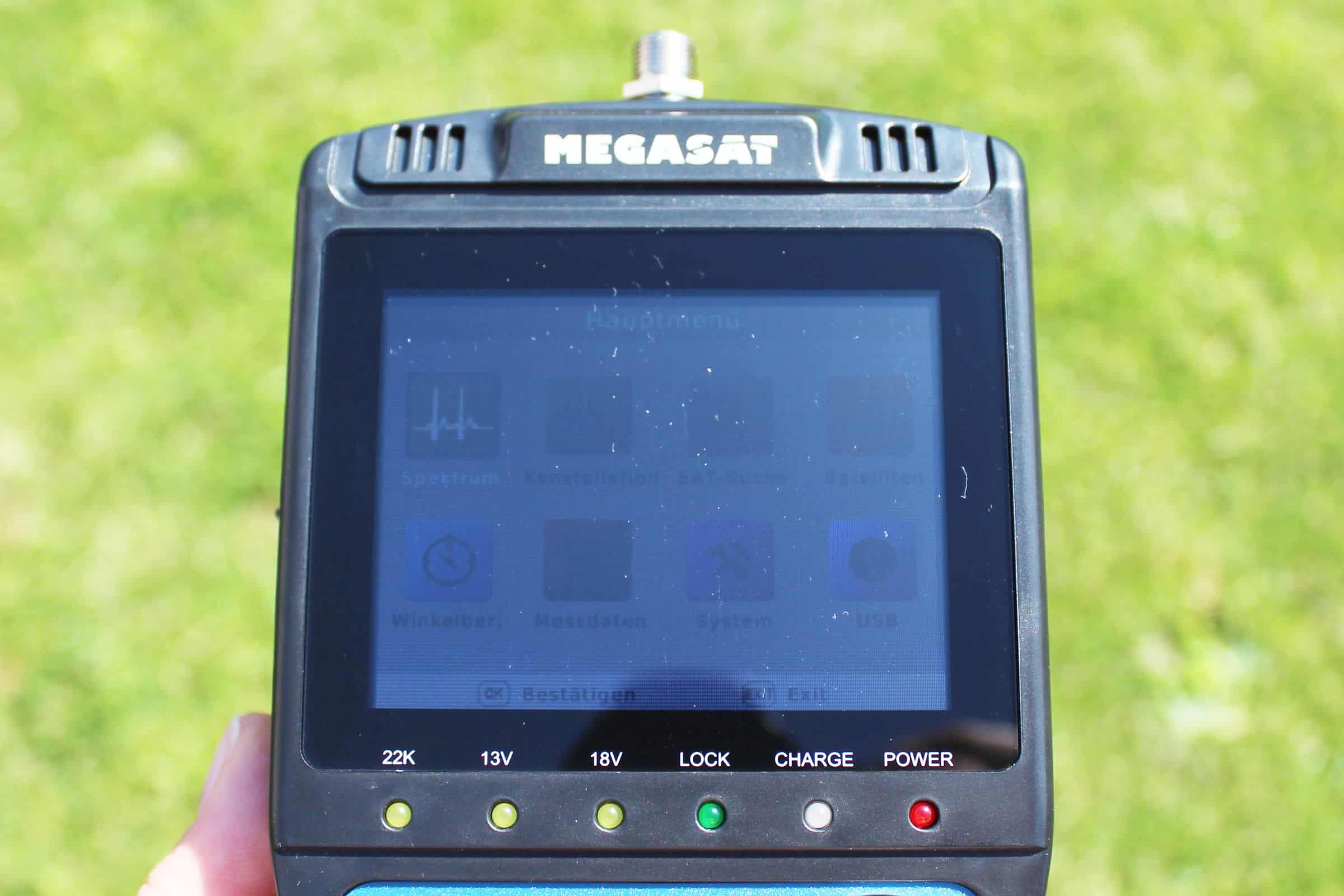 Der beste Satfinder 122 Satfinder Test: Test Satfinder Megasat Digital1hd 02