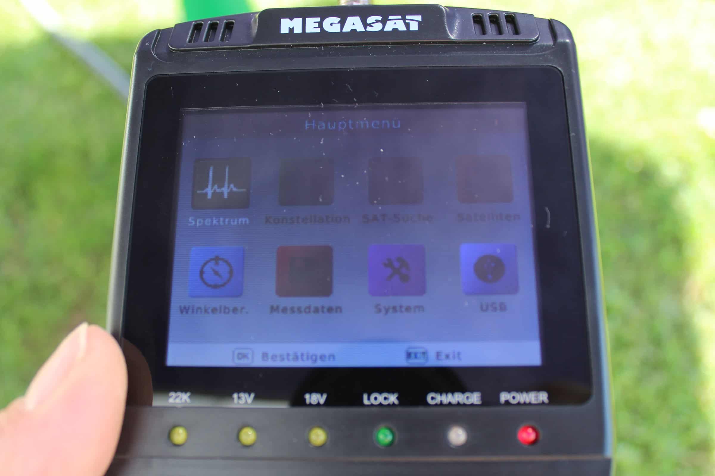 Der beste Satfinder 123 Satfinder Test: Test Satfinder Megasat Digital1hd 03