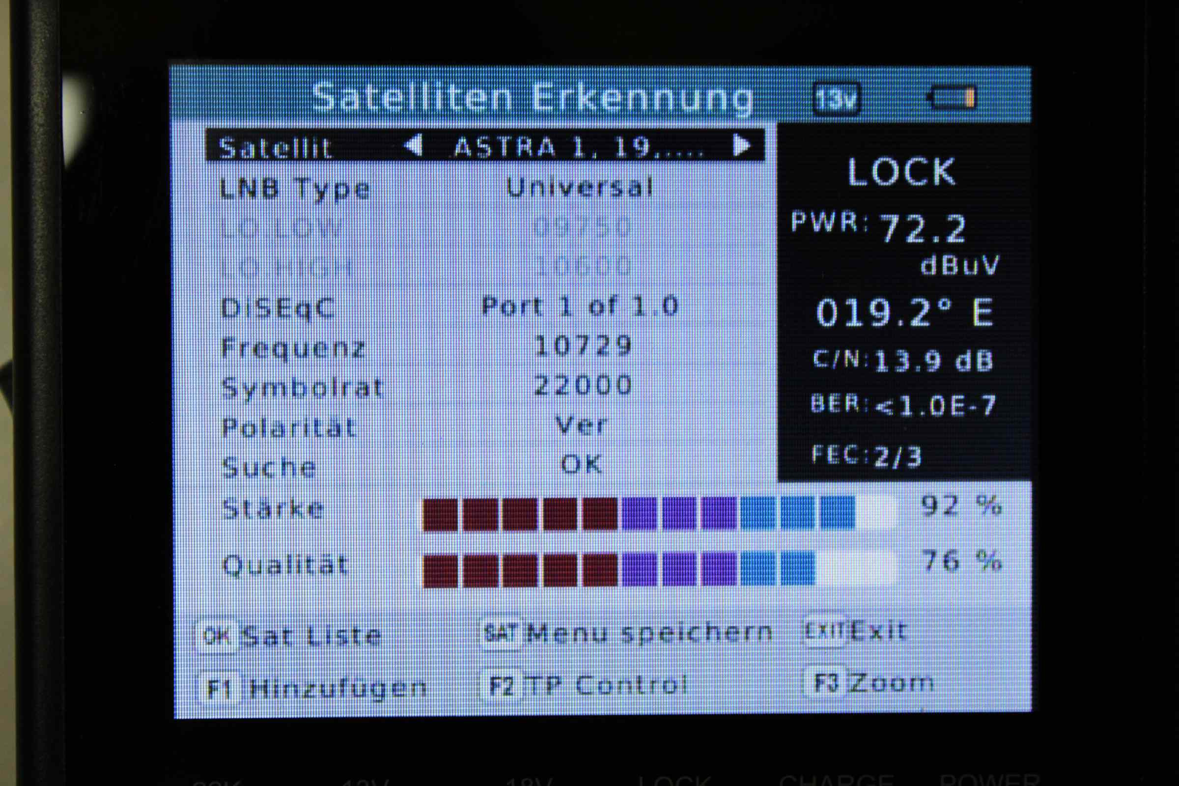 Der beste Satfinder 129 Satfinder Test: Test Satfinder Megasat Digital1hd 06