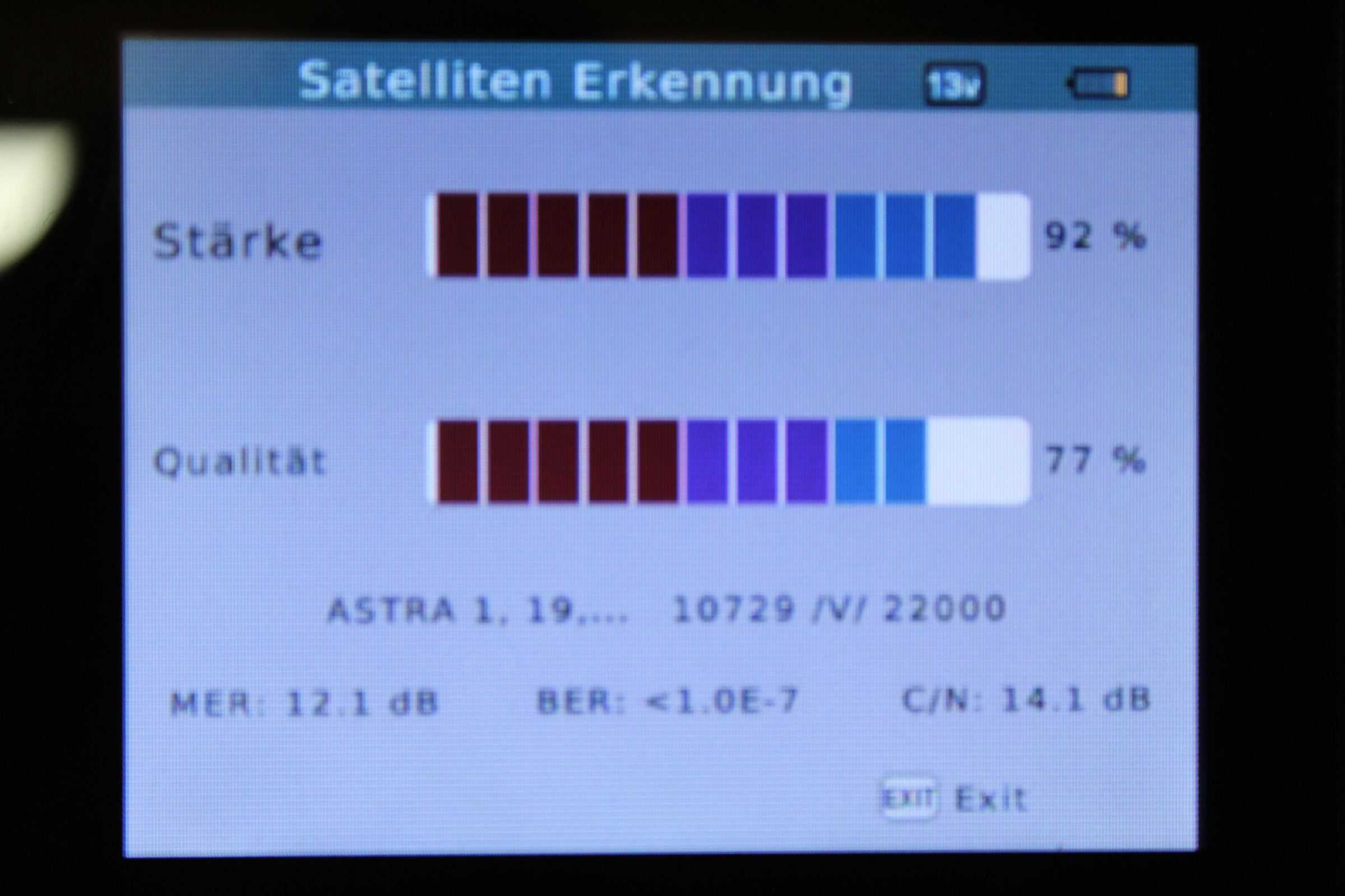 Der beste Satfinder 130 Satfinder Test: Test Satfinder Megasat Digital1hd 07