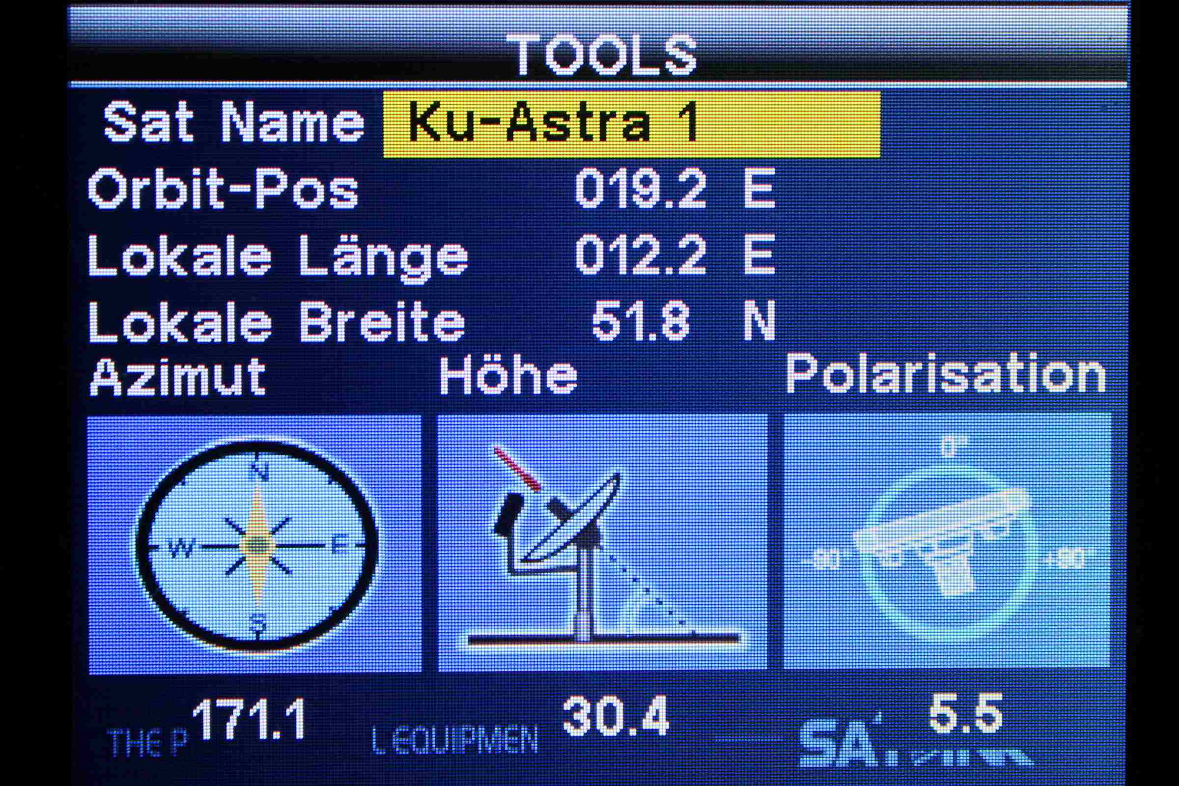 Der beste Satfinder 101 Satfinder Test: Test Satfinder Satlink Ws6933 08