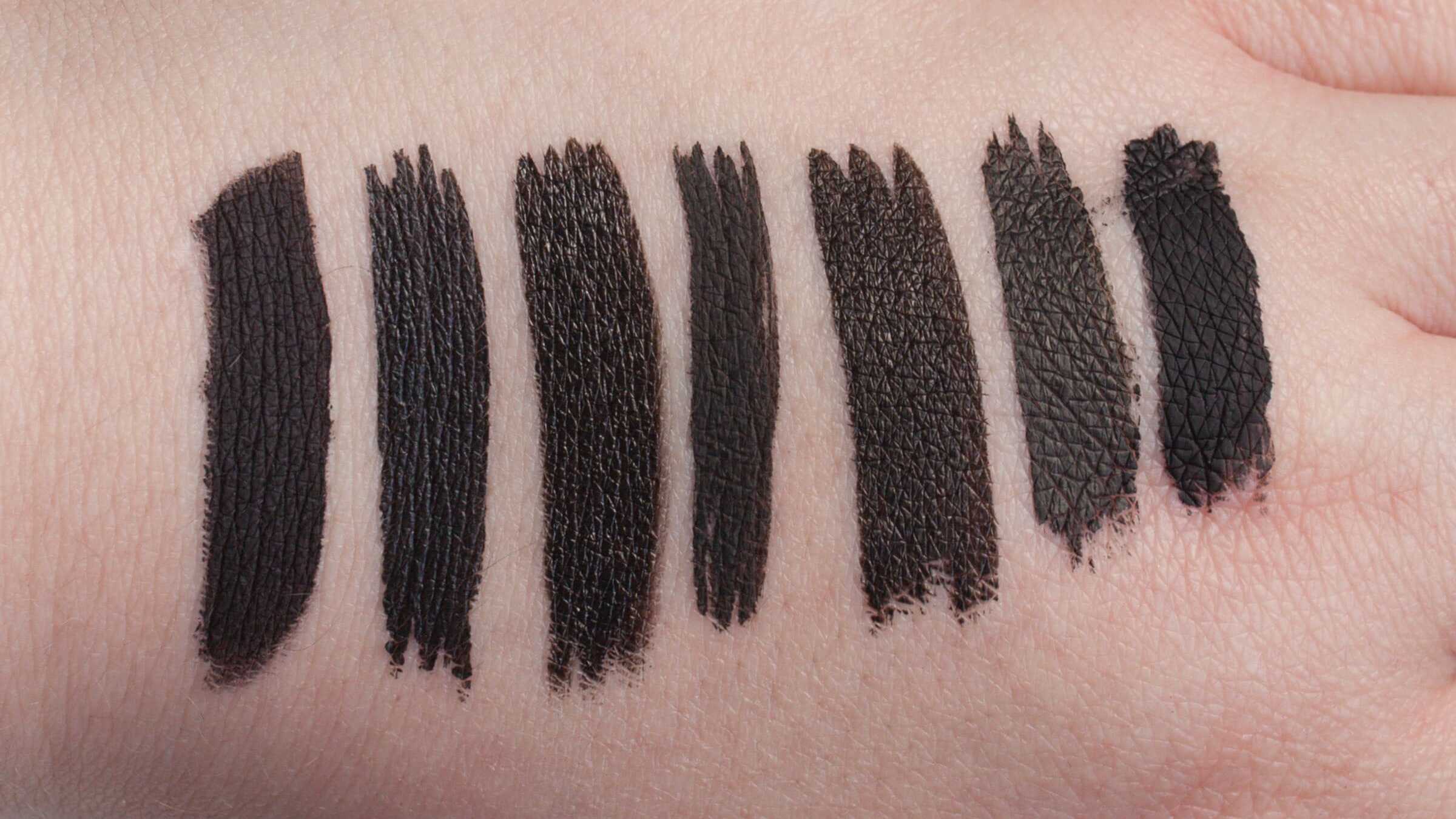 Der beste Eyeliner 353 Eyeliner Test: Black Eyeliner Test Swatches