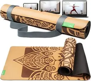 Test Yogamatte: Backlaxx Kork Yogamatte