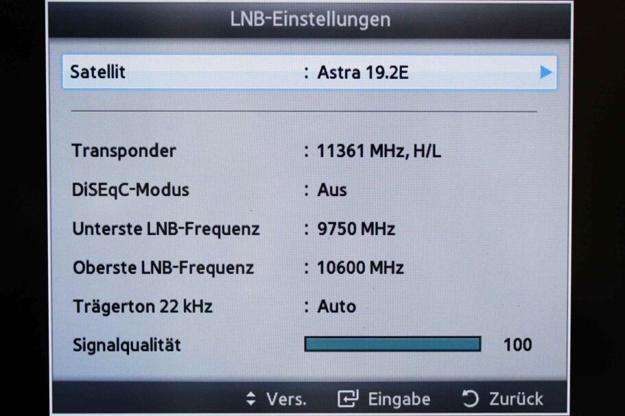 Der beste LNB 104 LNB Test: Test Lnb
