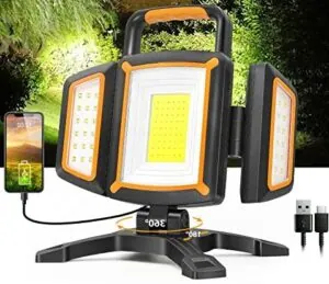 Der beste Baustrahler 60 Test Baustrahler: SYLSTAR LED Strahler Akku 30W