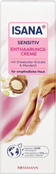 Die beste Enthaarungscreme 7 Enthaarungscreme Test: Isana Enthaarungscreme Sensitive