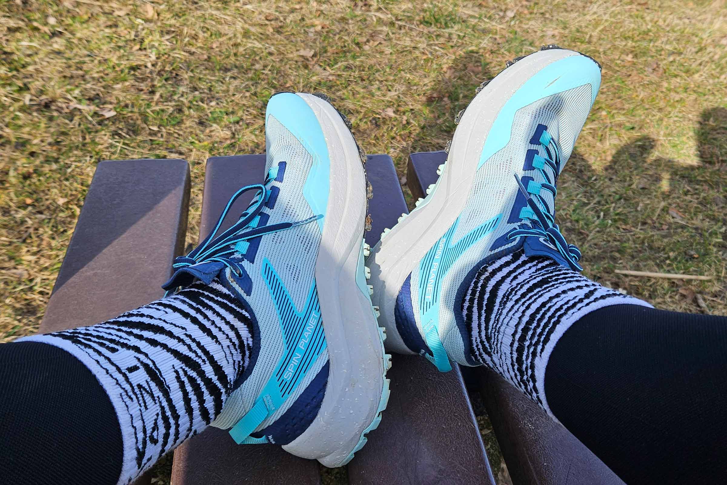 Die besten Trailrunning-Schuhe für Damen 218 Trailrunning-Schuhe Test: Scarpa Spin Planet Daempfung