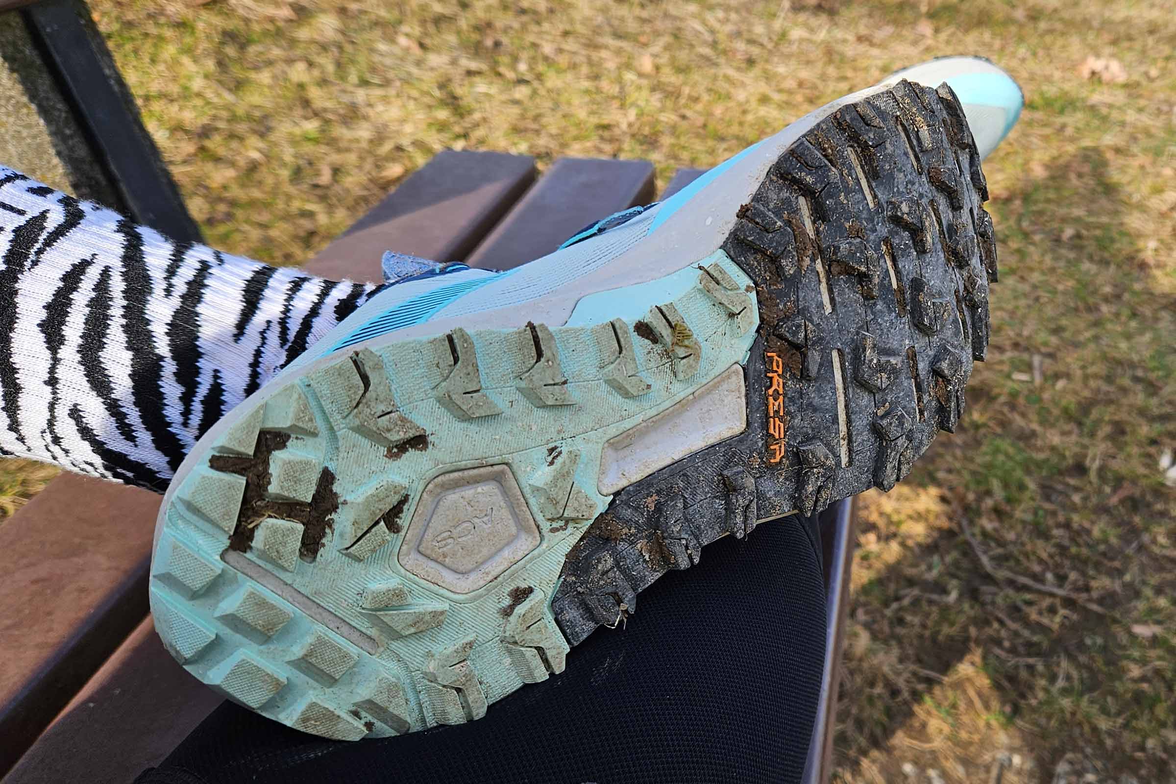 Die besten Trailrunning-Schuhe für Damen 222 Trailrunning-Schuhe Test: Scarpa Spin Planet Sohlenprofil