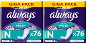 Die beste Slipeinlage 24 Test Slipeinlage: Always Daily Fresh