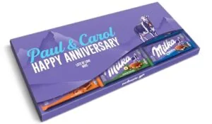 Test personalisierten Geschenke: Surprise Riesen Milka Schokoladentafel