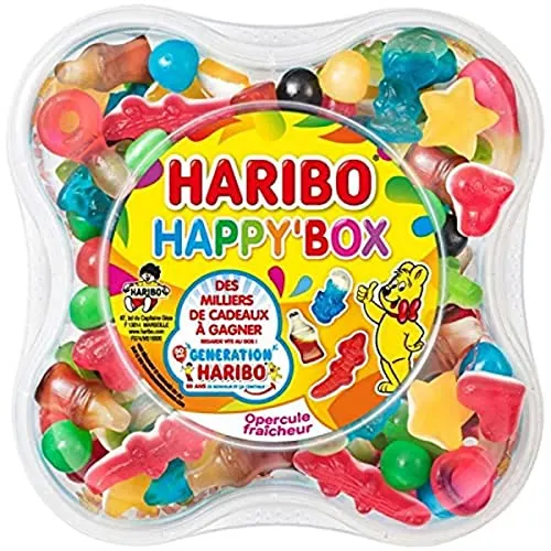 Test Geschenke f&uuml;r Erzieher: Happy Box  Haribo