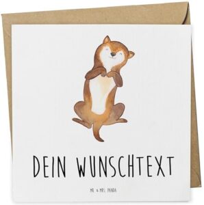 Test Geschenke für Hundebesitzer: Mr. & Mrs. Panda Personalisierte Deluxe Karte Hund