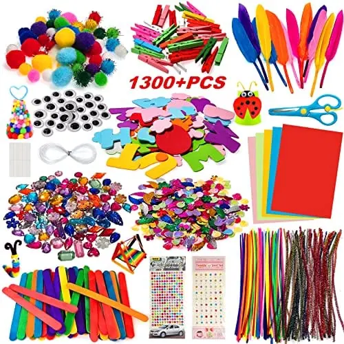 Test Geschenke f&uuml;r Erzieher: Withosent Bastelset Kinder, 1300+PCS