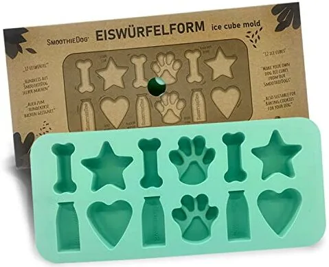 Die besten Geschenke für Hundebesitzer 29 Test Geschenke für Hundebesitzer: SmoothieDog Eiswürfelform für Hundeeiswürfel