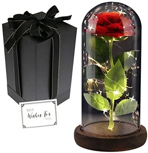 Die besten Geschenke zum Jahrestag 60 Test Geschenke zum Jahrestag: Fayodo Die Schöne und das Biest Ewige Rose