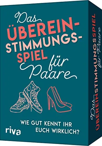 Die besten Geschenke zum Jahrestag 32 Test Geschenke zum Jahrestag: Riva Verlag Das Übereinstimmungsspiel für Paare: Wie gut kennt ihr euch wirklich?
