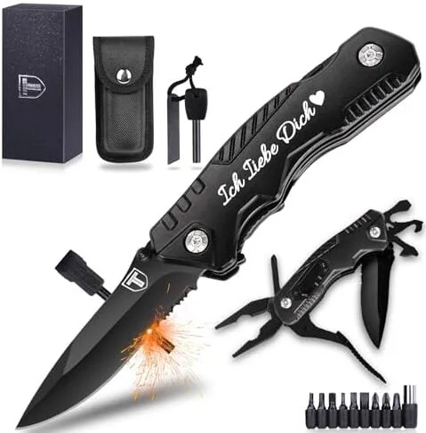 Die besten Geschenke zum Jahrestag 46 Test Geschenke zum Jahrestag: Trscind Taschenmesser Multitool Jahrestag Geschenk für ihn