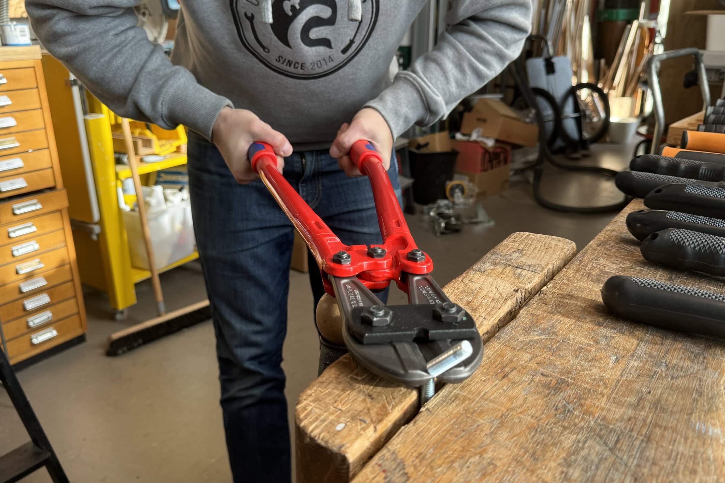 Der beste Bolzenschneider 112 Bolzenschneider Test: Knipex Bolzenschhneider