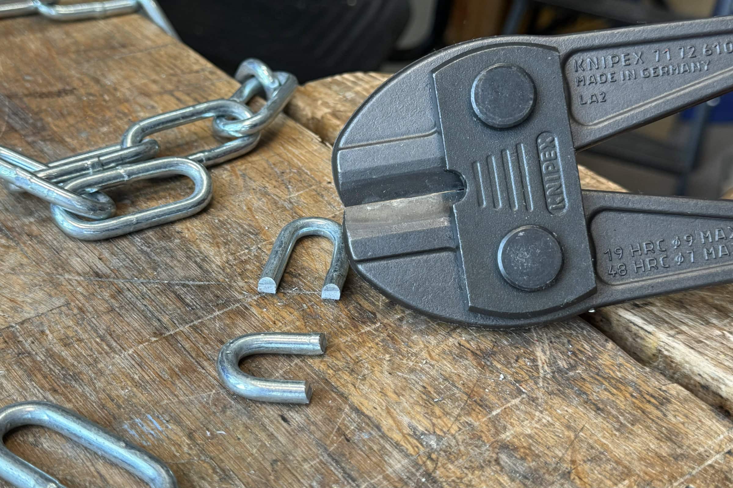 Der beste Bolzenschneider 103 Bolzenschneider Test: Knipex Bolzenschhneider Detail