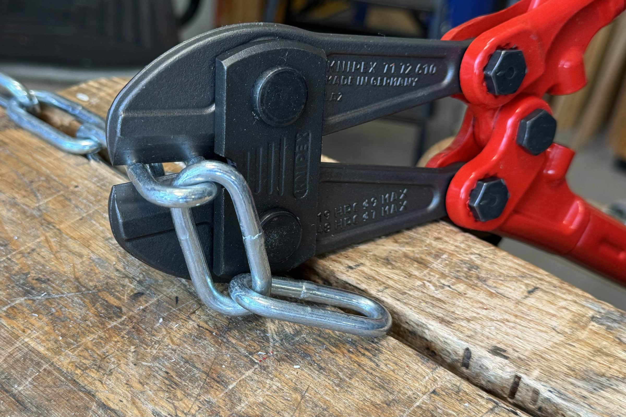 Der beste Bolzenschneider 102 Bolzenschneider Test: Knipex Bolzenschhneider Detail