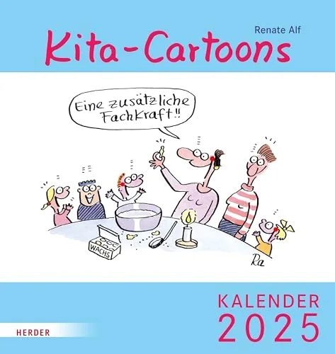 Test Geschenke f&uuml;r Erzieher: Kita-Cartoons 2025 Renate Alf