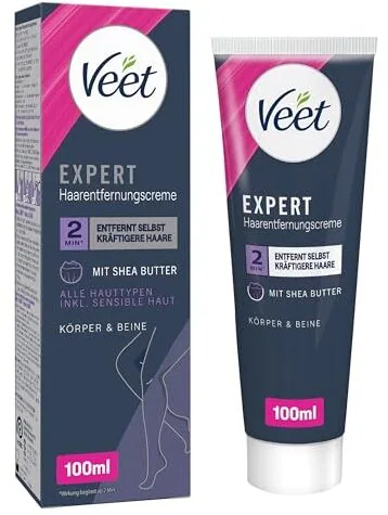 Die beste Enthaarungscreme 109 Test Enthaarungscreme: Veet Expert Haarentfernungscreme