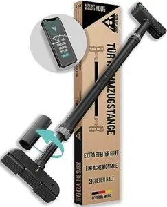 Test Klimmzugstange für den Türrahmen: Pullup & Dip Türreck Teleskop Klimmzugstange