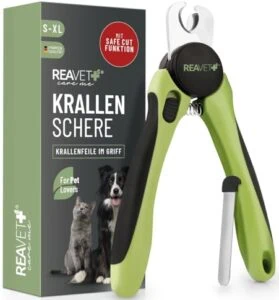 Test Krallenschere f&uuml;r Hunde: ReaVet Krallenschere