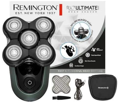 Der beste Glatzenrasierer 56 Test Glatzenrasierer: Remington Ultimate Series Glatzen-Rasierer RX7 (XR1600)