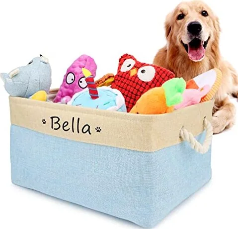 Die besten Geschenke für Hundebesitzer 55 Test Geschenke für Hundebesitzer: Piang Gouer Aufbewahrungskorb für Hundespielzeug