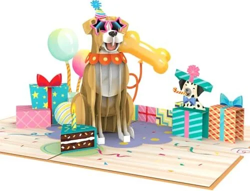 Die besten Geschenke für Hundebesitzer 86 Test Geschenke für Hundebesitzer: Papercrush Pop-up-Karte Hund