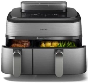 Die beste Heißluftfritteuse mit Doppelkammer 27 Test Heißluftfritteuse mit Doppelkammer: Philips Steam Airfryer 5000 Series Dual Basket