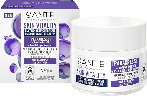 Test Nachtcreme: Sante Naturkosmetik Skin Vitality gl&auml;ttende Nachtcreme