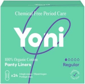 Die beste Slipeinlage 30 Test Slipeinlage: Yoni 100 % Organic Cotton Panty Liners long