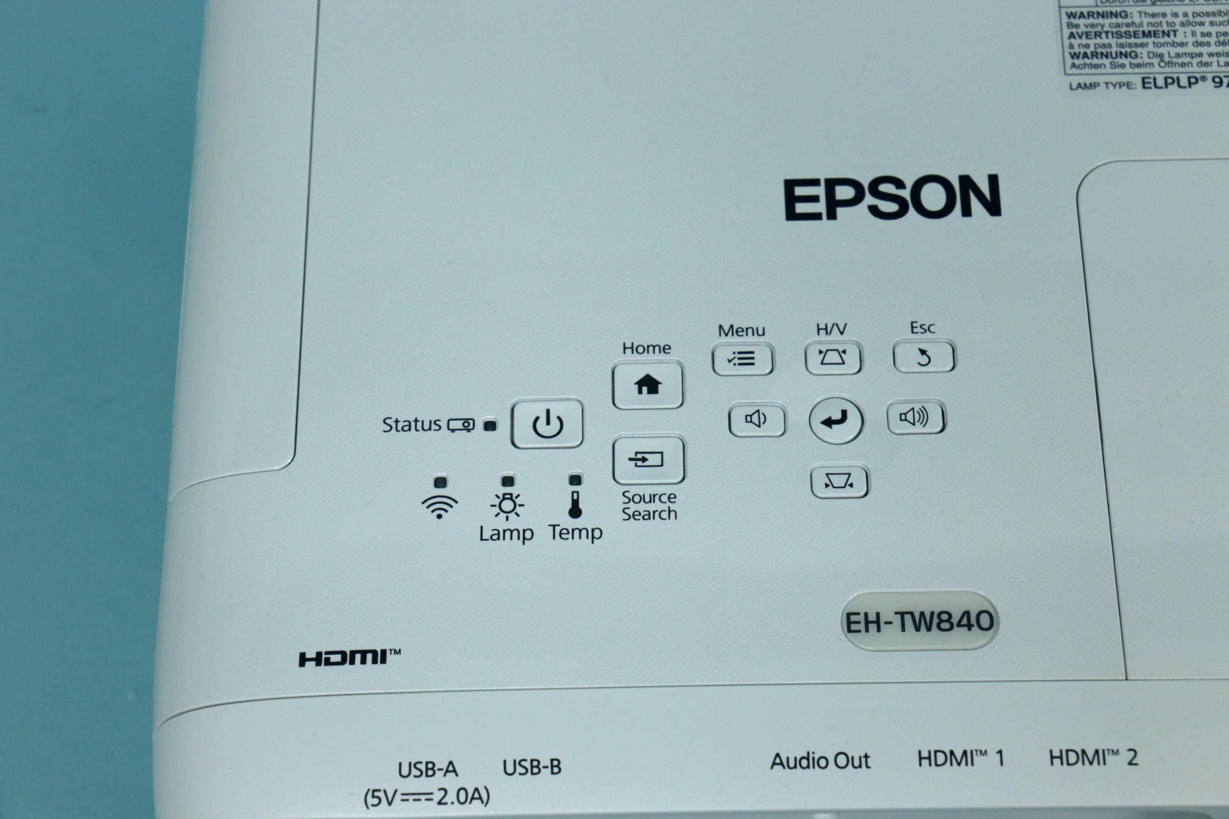 Der beste Beamer für Präsentationen 77 Beamer für Präsentationen Test: Epson Eh Tw840 Tasten