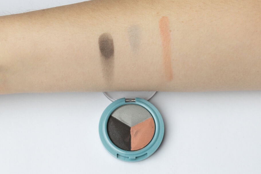 Der beste Lidschatten 130 Lidschatten Test: Lidschatten Alterra Trio 08 Smokey Seduction Swatches