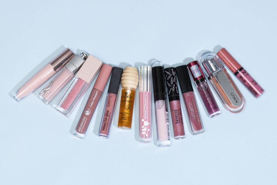 Der beste Lipgloss 183 Lipgloss Test: Lipgloss Gruppenbild