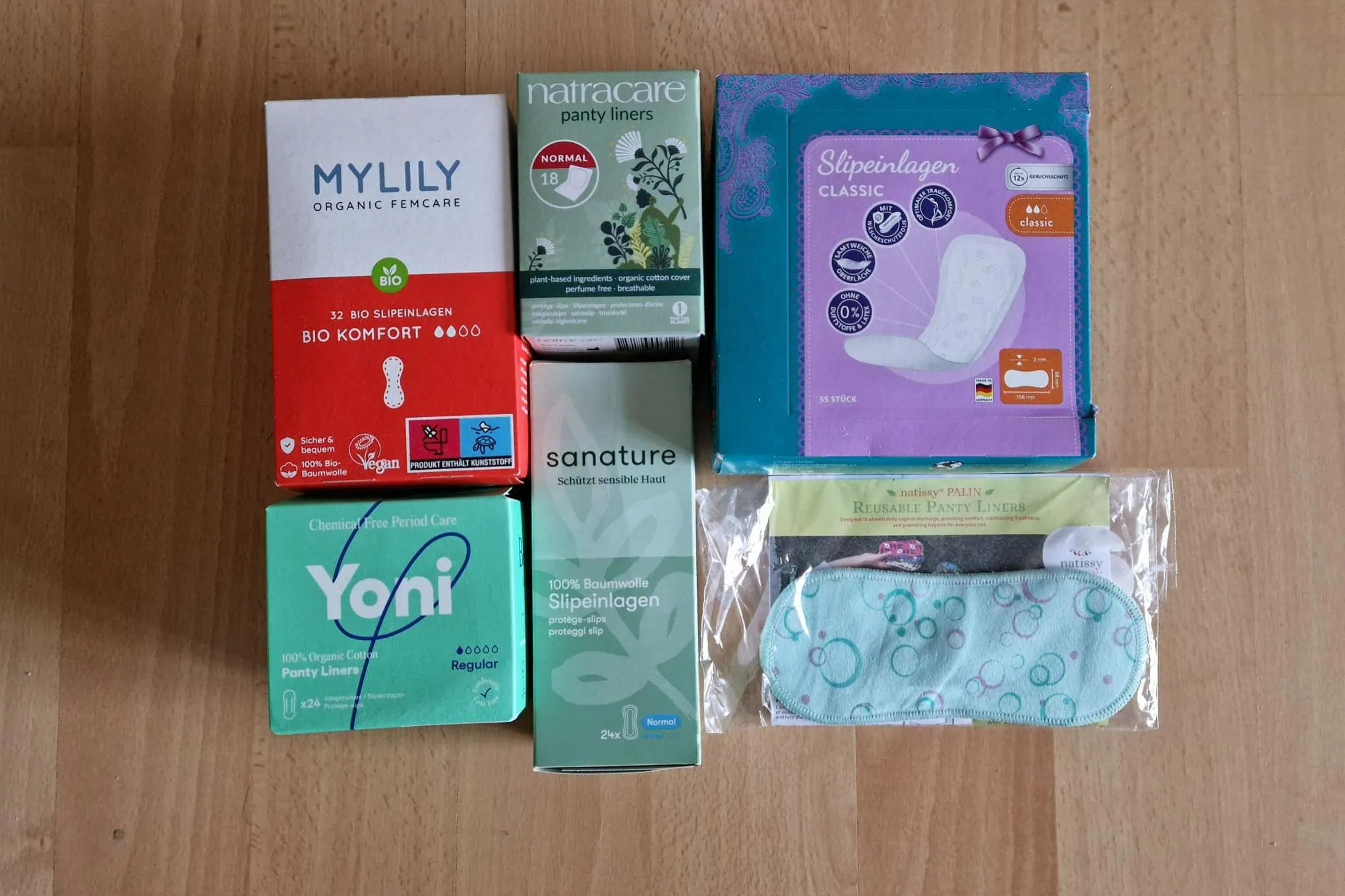Die beste Slipeinlage 152 Slipeinlage Test: Slipeinlagen Verpackung Update