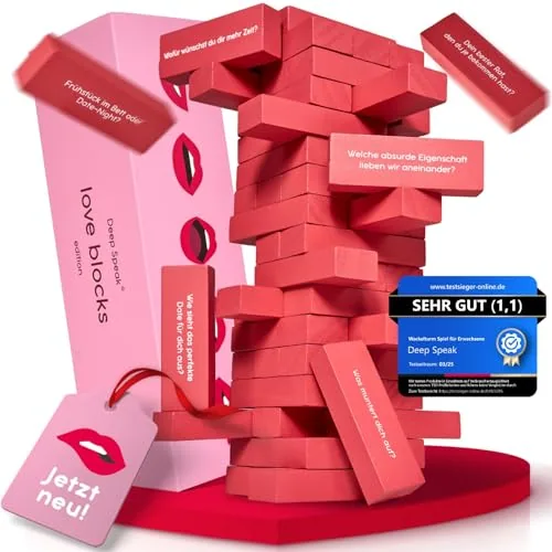 Die besten Valentinstagsgeschenke für Männer 7 Test Valentinstagsgeschenke für Männer: Deep Speak Love Blocks