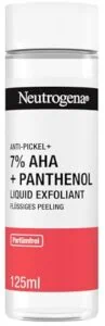 Das beste Gesichtspeeling 25 Test Gesichtspeeling: Neutrogena Anti-Pickel+ Liquid Exfoliant flüssiges Peeling