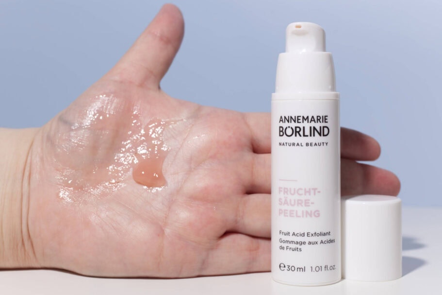Das beste Gesichtspeeling 115 Gesichtspeeling Test: Annemarie Boerlind Fruchtsaeure Peeling