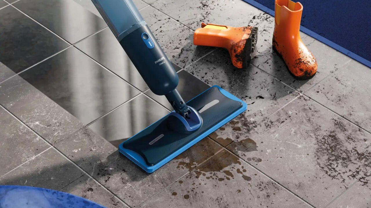 Wischen ohne Eimer: Elektrischer Bodenwischer Philips OneUp XV5113/01 im Test 462 Wischen ohne Eimer: Elektrischer Bodenwischer Philips OneUp XV5113/01 im Test Test: Philips Oneup Xv5113 01 Aufmacher