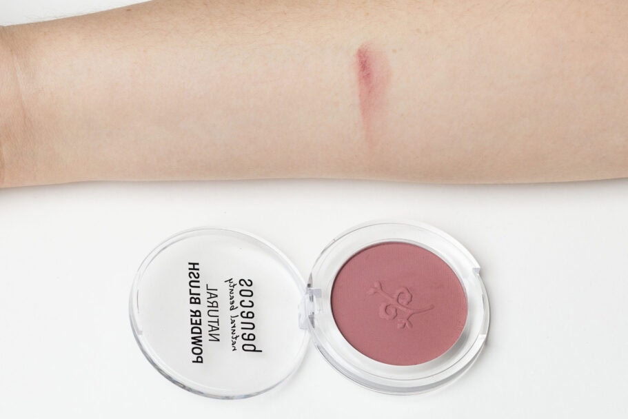 Der beste Blush 116 Blush Test: Benecos Natural Powder Blush Mallow Rose Swatch