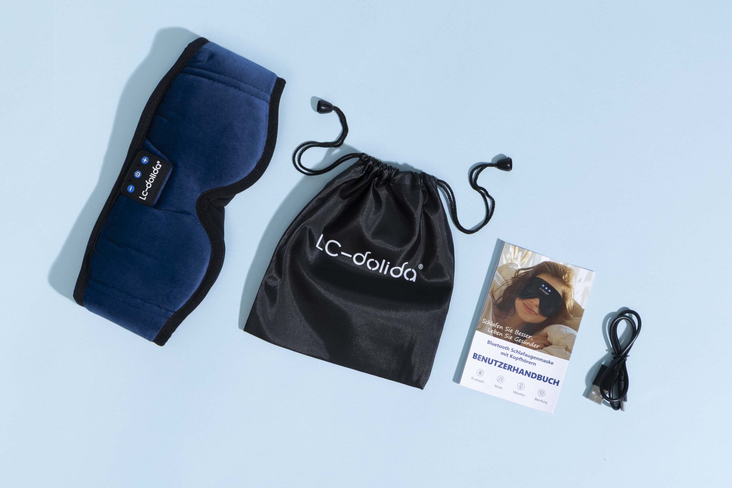 Guten Abend, gute Nacht: Schlafmasken mit Kopfhörer im Test 23 Quickcheck: Audio-Schlafmasken Test: Lc Dolida Lc001