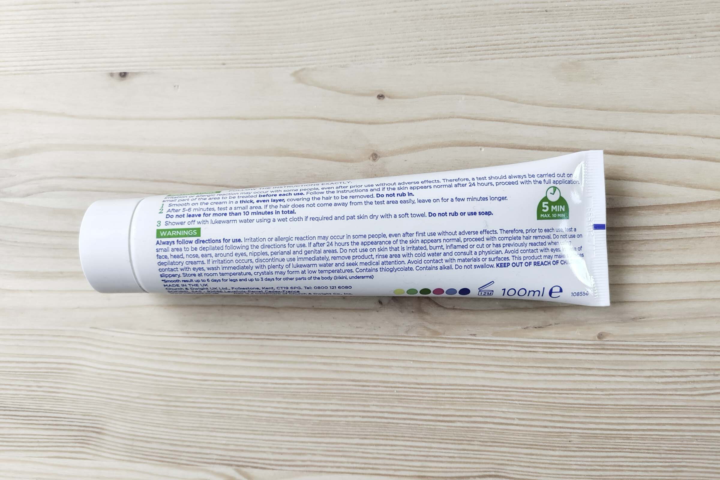Die beste Enthaarungscreme 77 Enthaarungscreme Test: Nair Hair Remover Sensitive Cream