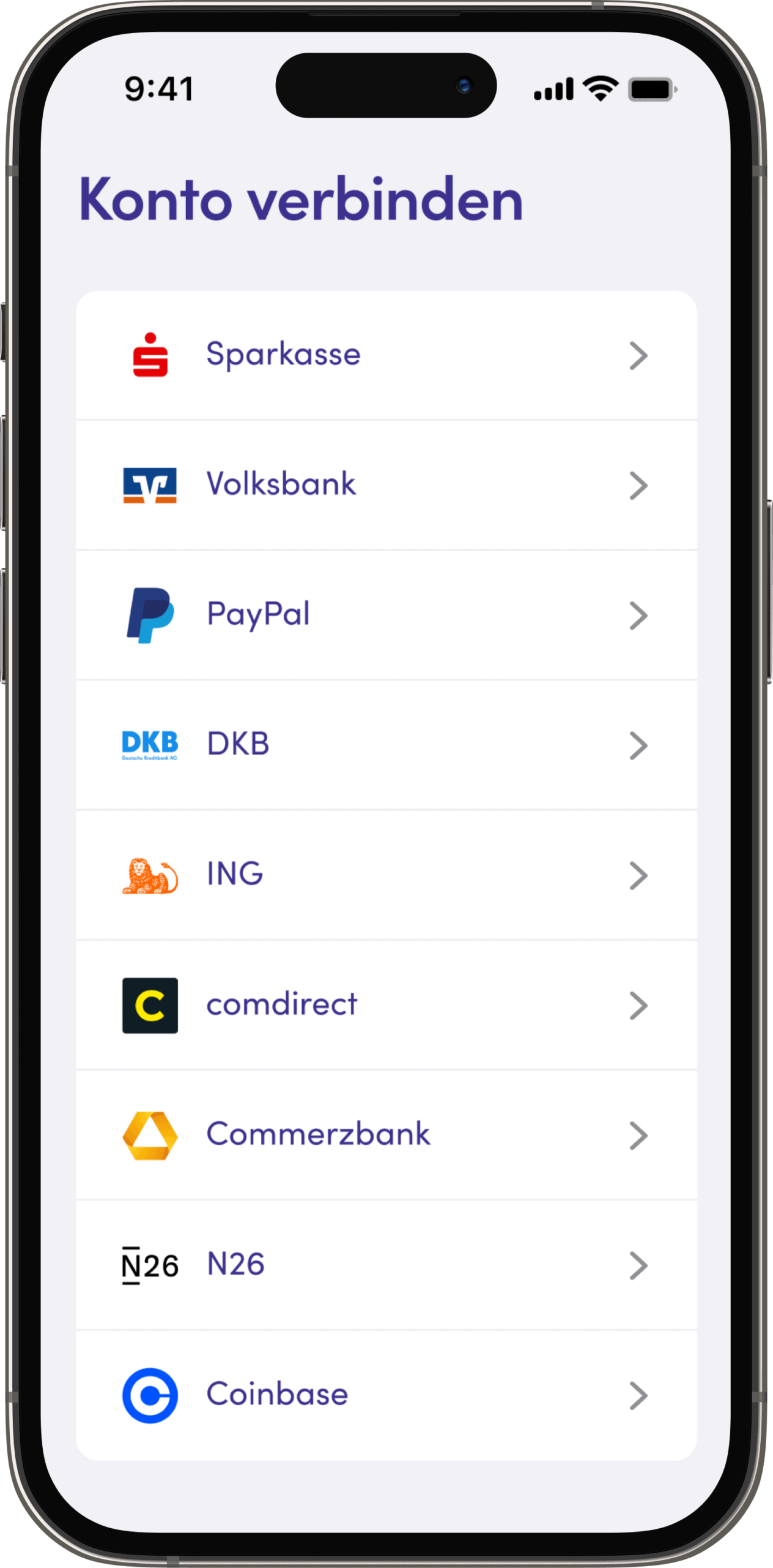 Finanzen organisieren: So schaffen Sie Ordnung in Konten, Verträgen und Ausgaben 5 Screenshot der App Finanzguru