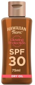 Das beste Sonnenöl 33 Test Sonnenöl: Hawaiian Tropic Glowing Protection Dry Oil LSF 30