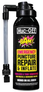 Platten in Sekunden repariert? Pannenspray fürs Fahrrad im Check 41 Test Quickcheck: Pannenspray fürs Fahrrad: Muc-Off B.A.M! Pannenspray
